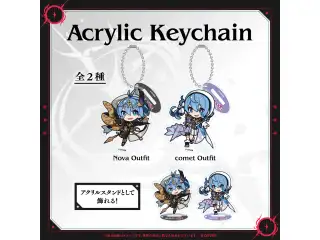 【受注販売】Hoshimachi Suisei Live “SuperNova: REBOOT” ライブグッズ Acrylic Keychain comet Outfitの公式画像