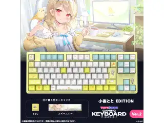 VSPO! GEAR ゲーミングキーボード Ver.2 小雀とと