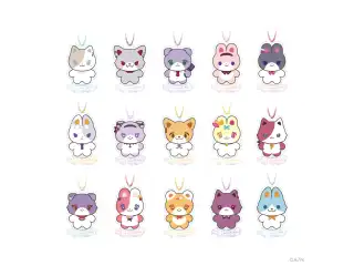 【にじたうんぐっず いち】アクリルスタンドキーホルダー 渚トラウト