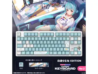 VSPO! GEAR ゲーミングキーボード Ver.2 白波らむね