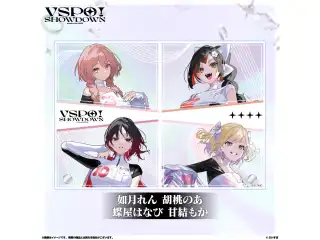 VSPO!SHOWDOWN　通販限定 チーム別アクリルパネル C（如月れん・胡桃のあ・蝶屋はなび・甘結もか）