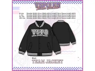 VSPO! EN Team Jacket ブラック - XXLサイズの公式画像