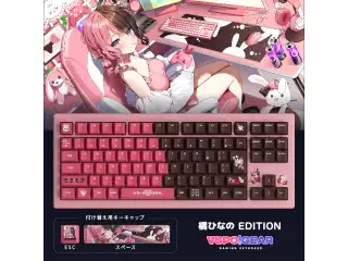 VSPO! GEAR ゲーミングキーボード 橘ひなのEditionの公式画像