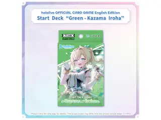 hololive OFFICIAL CARD GAME English Edition Start Deck "Green - Kazama Iroha"