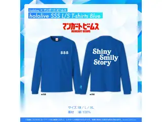hololive x マンガートビームス hololive SSS L/S T-shirts  M (Blue)の公式画像