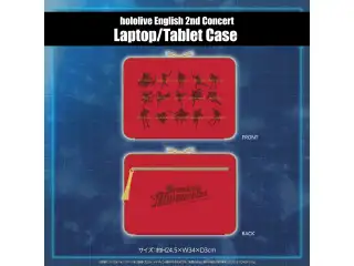 「hololive English 2nd Concert -Breaking Dimensions-」ライブグッズ 受注販売 Laptop/Tablet Caseの公式画像