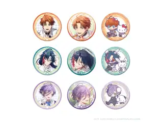 【3SKM×サンリオキャラクターズ】ランダムホログラム缶バッジ