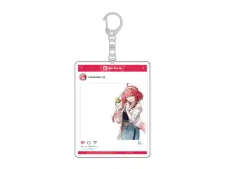 【2024サマーバカンス】SNS風アクリルキーホルダー 心白てとの公式画像