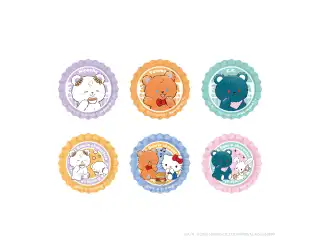 【3SKM×サンリオキャラクターズ】ランダム王冠マグネットの公式画像