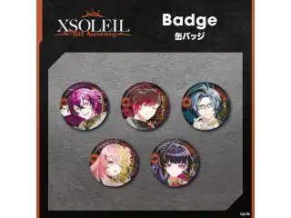 【XSOLEIL Half Anniversary】缶バッジ 全種セットの公式画像