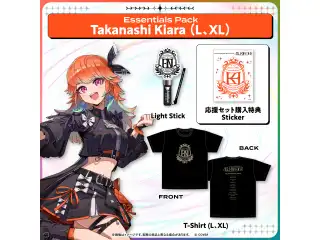 【在庫販売】hololive English 3rd Concert -All for One- ライブグッズ Takanashi Kiara Essentials Pack Takanashi Kiara XLの公式画像