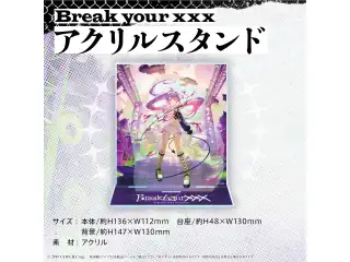 常闇トワ1stソロライブ「Break your ×××」ライブグッズ 2次販売 アクリルスタンドの公式画像