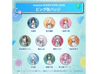 hololive SUPER EXPO 2025 ビッグ缶バッジ hololive DEV_IS 水宮枢の公式画像