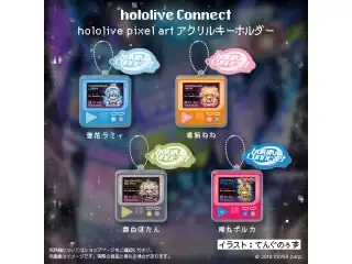 hololive Connect hololive pixel art 5期生 アクリルキーホルダー 獅白ぼたんの公式画像