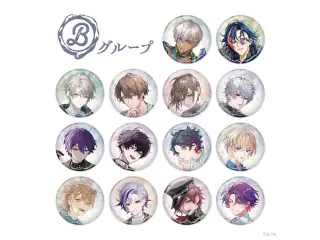 【ART OF NIJISANJI】ランダムマット箔押し缶バッジ Bグループの公式画像