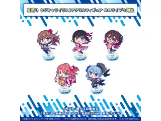ホロライブ夏祭り×アトレ秋葉原 開催記念グッズ ちびキャライラストアクリルフィギュア ホロライブ0期生の公式画像