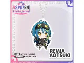 VSPO! EN Starter Series - アクリルキーホルダー 青月レミア