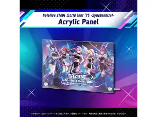 hololive STAGE World Tour ‘25 -Synchronize!- キービジュアルグッズ Acrylic Panelの公式画像