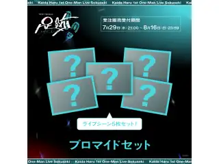 【甲斐田晴 1st Live 足跡】ブロマイドセットの公式画像