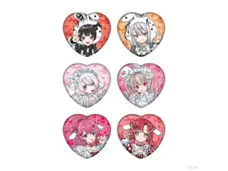 【Cherry Cherish】ランダムハート型缶バッジの公式画像
