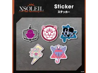 【XSOLEIL Half Anniversary】ステッカー ヴェール ヴァーミリオンの公式画像