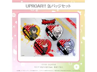HOLOSTARS & UPROAR!! イチ推しトーク！in harevutai UPROAR!! 缶バッジセットの公式画像