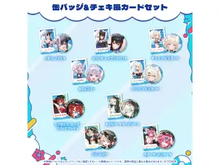 ホロナツパラダイス グッズ vol.2 缶バッジ&チェキ風カードセット ホロライブEnglish セシリア・イマーグリーン