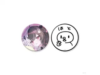 【オリジナルグッズ】夜見れな 缶バッジセット 私服ver.