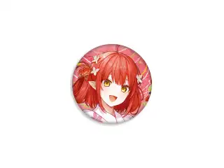 【2026夏祭り】和紙缶バッジ 心白てとの公式画像