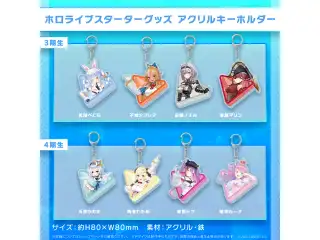 ホロライブスターターグッズ アクリルキーホルダー 4期生 アクリルキーホルダー 常闇トワの公式画像