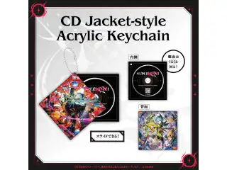 【受注販売】Hoshimachi Suisei Live “SuperNova: REBOOT” ライブグッズ CD Jacket-style Acrylic Keychainの公式画像