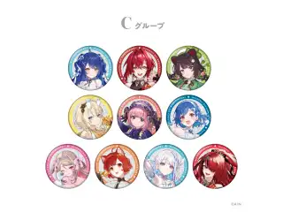 【にじさんじ 8th Anniversary】ランダムグリッター缶バッジ Cグループ