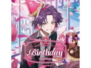 渡会雲雀誕生日グッズ＆ボイス2025 箔押し缶バッジ&チェキ風カード