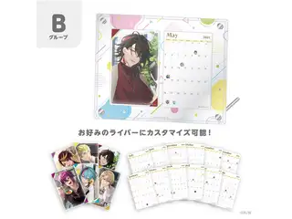 【NIJISANJI EN Acrylic Desk Calendar 2024】 Bグループ