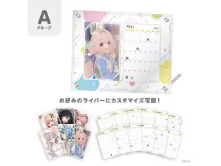 【NIJISANJI EN Acrylic Desk Calendar 2024】 Aグループ