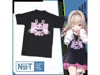 にじさんじライバーモデルTシャツ【第7弾】 魔界ノりりむ モデル M