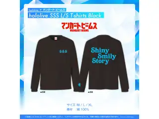 hololive x マンガートビームス hololive SSS L/S T-shirts  L (Black)の公式画像