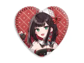 【2024バレンタイン】 ハート缶バッジA 緋月ゆい