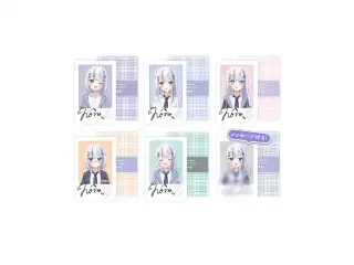 音ノ乃のの 1周年記念 ランダムチェキ風カード 全6種 コンプリートセットの公式画像