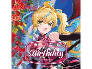 立伝都々誕生日グッズ＆ボイス2026 箔押し缶バッジ&チェキ風カード