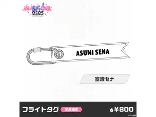 【事前販売】ぶいすぽっ！フェス2025　フライトタグ 空澄セナ