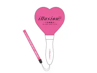 あおぎり高校 千代浦蝶美 1st ONE-MAN LIVE 「illusion」グッズ ハート型ペンライト