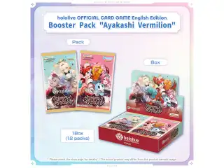 hololive OFFICIAL CARD GAME English Edition Booster Pack "Ayakashi Vermilion"