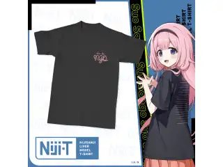 にじさんじライバーモデルTシャツ【第9弾】 周央サンゴ モデル M