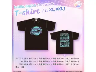 『hololive English 1st Concert -Connect the World-』 ライブグッズ 2次販売 T-shirt XXLの公式画像