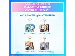 『hololive SUPER EXPO 2023』ホロスターズ+ホロスターズEnglishグッズ ホロスターズEnglish-TEMPUS- ホロスターズEnglish ミニキャラアクリルキーホルダー マグニ・デズモンド