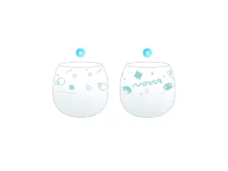 NOVA 水族館コレクション 2026 ゆらゆらグラス