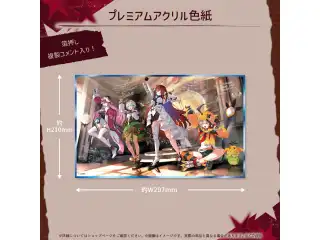 ホロライブEnglish -Justice- 2周年記念 プレミアムアクリル色紙の公式画像