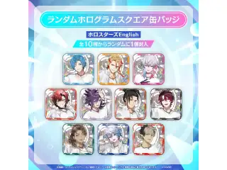 【事後通販】hololive SUPER EXPO 2026 イベントグッズ ランダムホログラムスクエア缶バッジ ホロスターズEnglishの公式画像