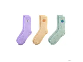 【ちるたいむ ～さんくまのじかん～】ルームソックス にぱちぃ
